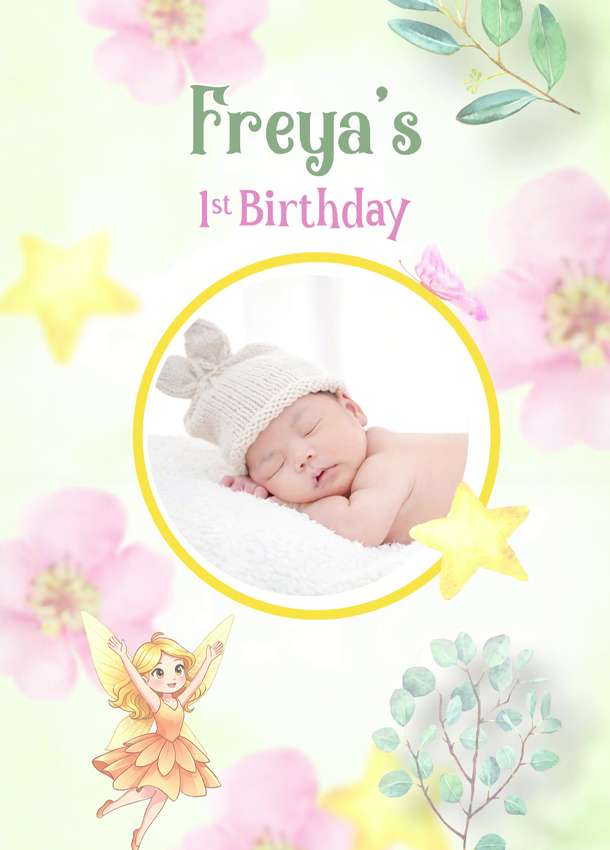 Princess Fairy Birthday Card 1