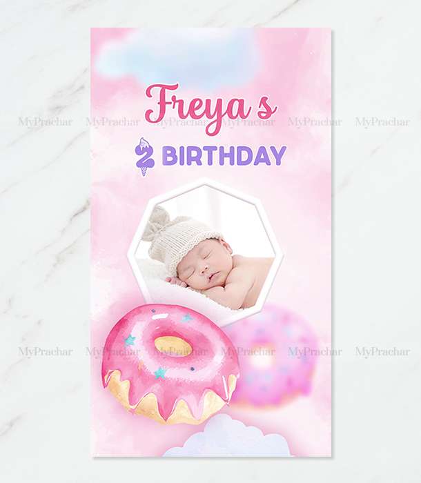 Sweet Candy Birthday Party Invitation 1