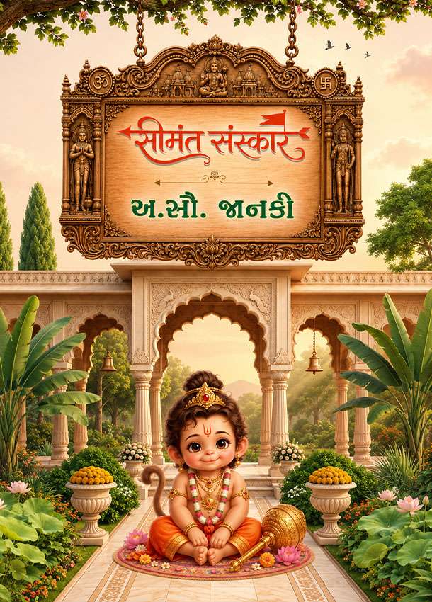 Bal Hanuman Ramayan Theme Baby Shower Invitation 1